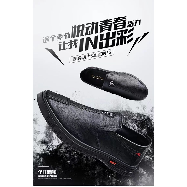 Giày Da Công Sở Phong Cách Hàn Quốc Cho Nam