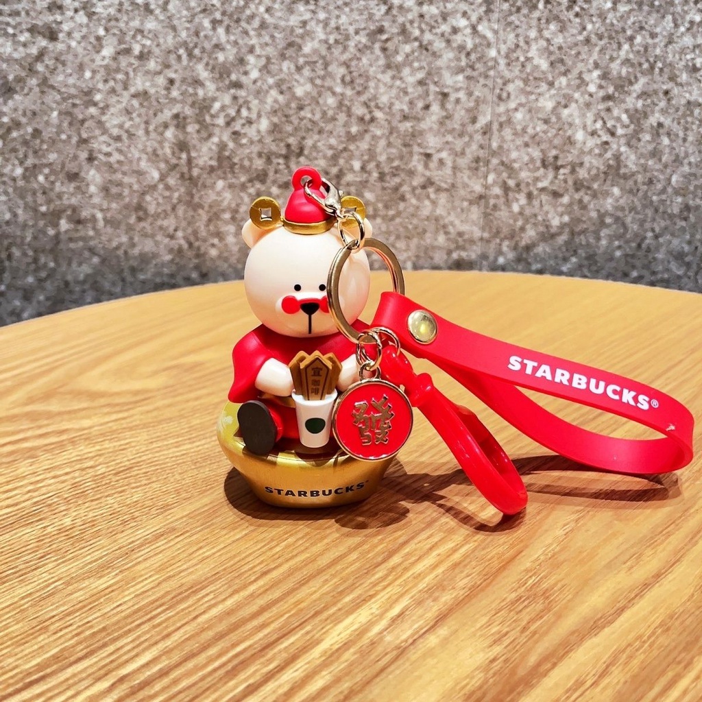 Starbucks Móc Khóa Hình starbucks May Mắn Dễ Thương