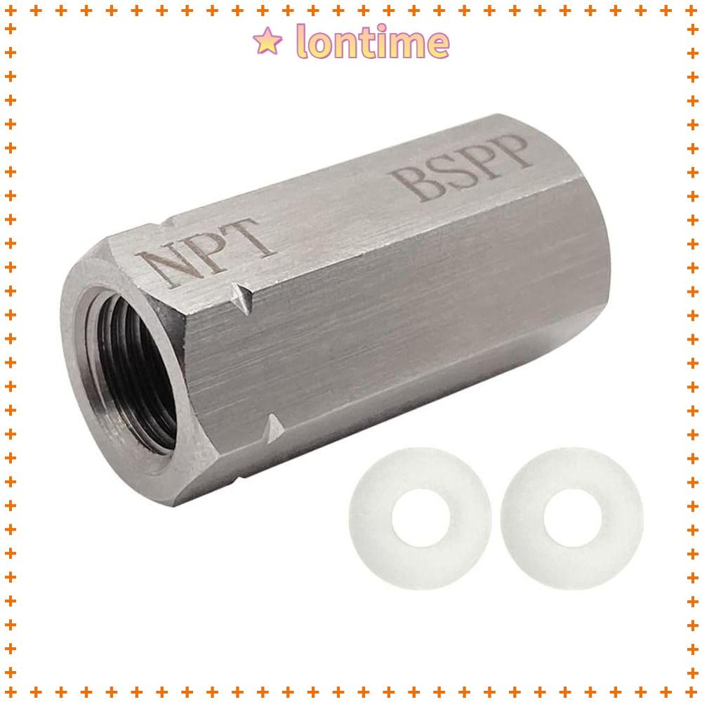 Đầu Nối Chuyển Đổi 1 / 8 npt female 1 / 8 bspp Bằng Thép Không Gỉ Màu