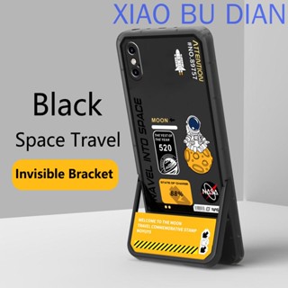 ốp lưng iPhone X XS XR XS MAX 3D Hỗ trợ đứng mô hình phi hành gia mới trường hợp điện thoại trường hợp bảo vệ tpu Mềm Trong Suốt Hình Ốp Điện Thoại iPhone X XS XR XS MAX