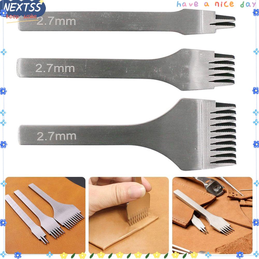 Bộ 3 Dụng Cụ Đục Lỗ 2 / 5 / 10 Răng 2.7 / 3.0 / 3.38 / 3.85mm Chất Lượng Cao Da