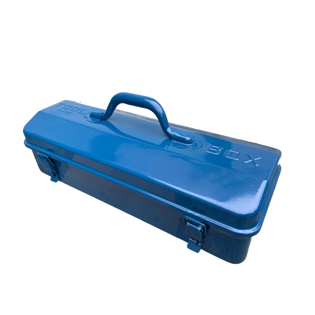Thùng đựng công cụ đồ nghề sắt xanh 17inch Y-410 42x12x16cm