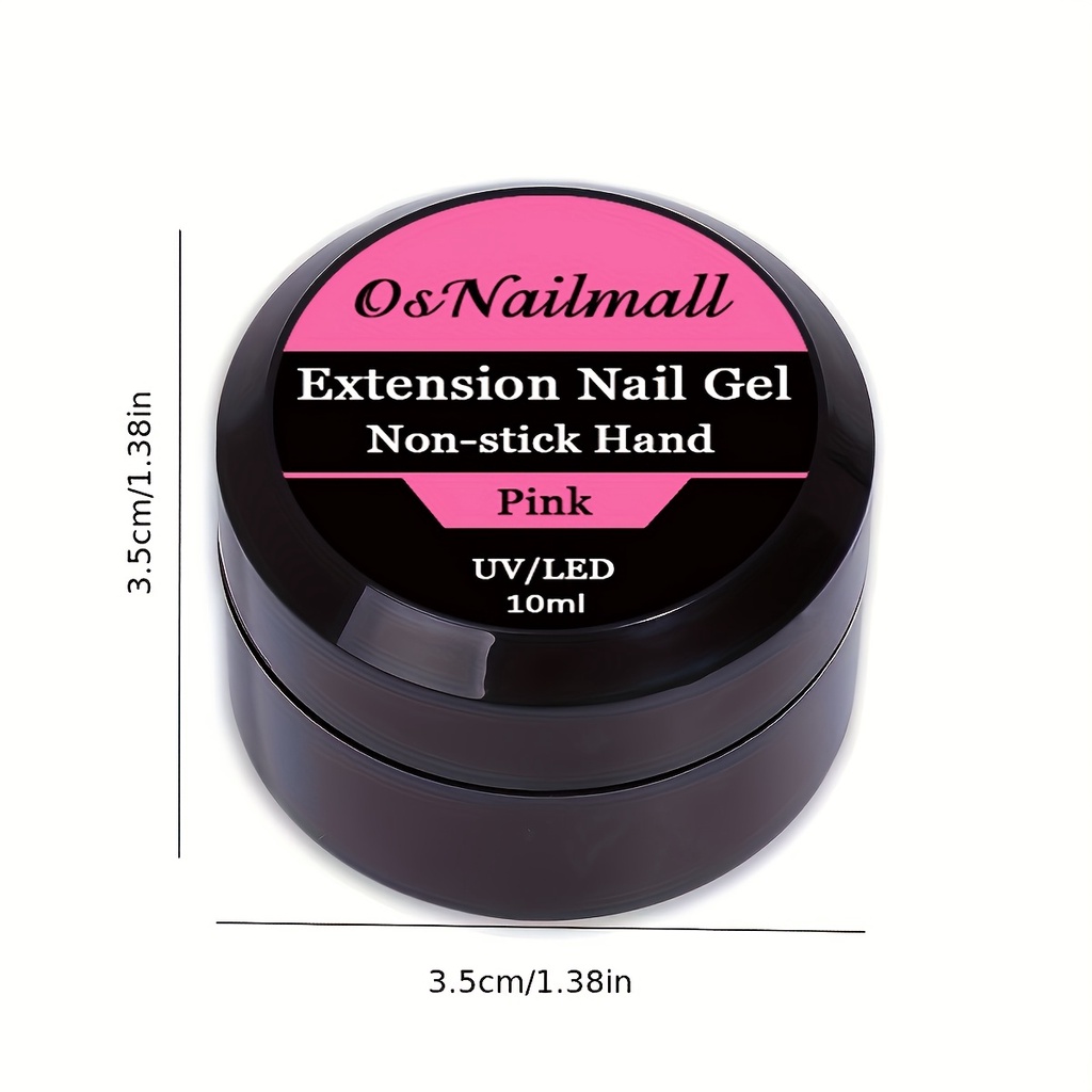 Gel Nối Dài Móng Tay Màu nude / Trong Suốt / Đính Đá 10Ml Dễ Sử Dụng