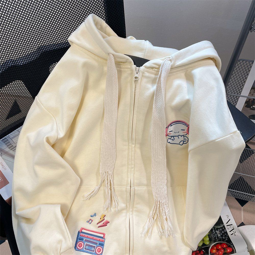 Áo Hoodie Nữ oversized Tay Dài c11779