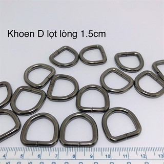 1 chiếc khoen D thường đủ size, đủ màu