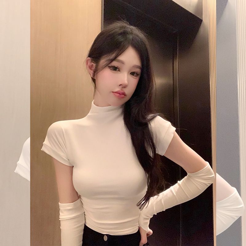 Thời Trang Áo Thun Nữ Dáng Ôm Gợi Cảm