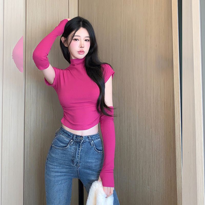 Thời Trang Áo Thun Nữ Dáng Ôm Gợi Cảm