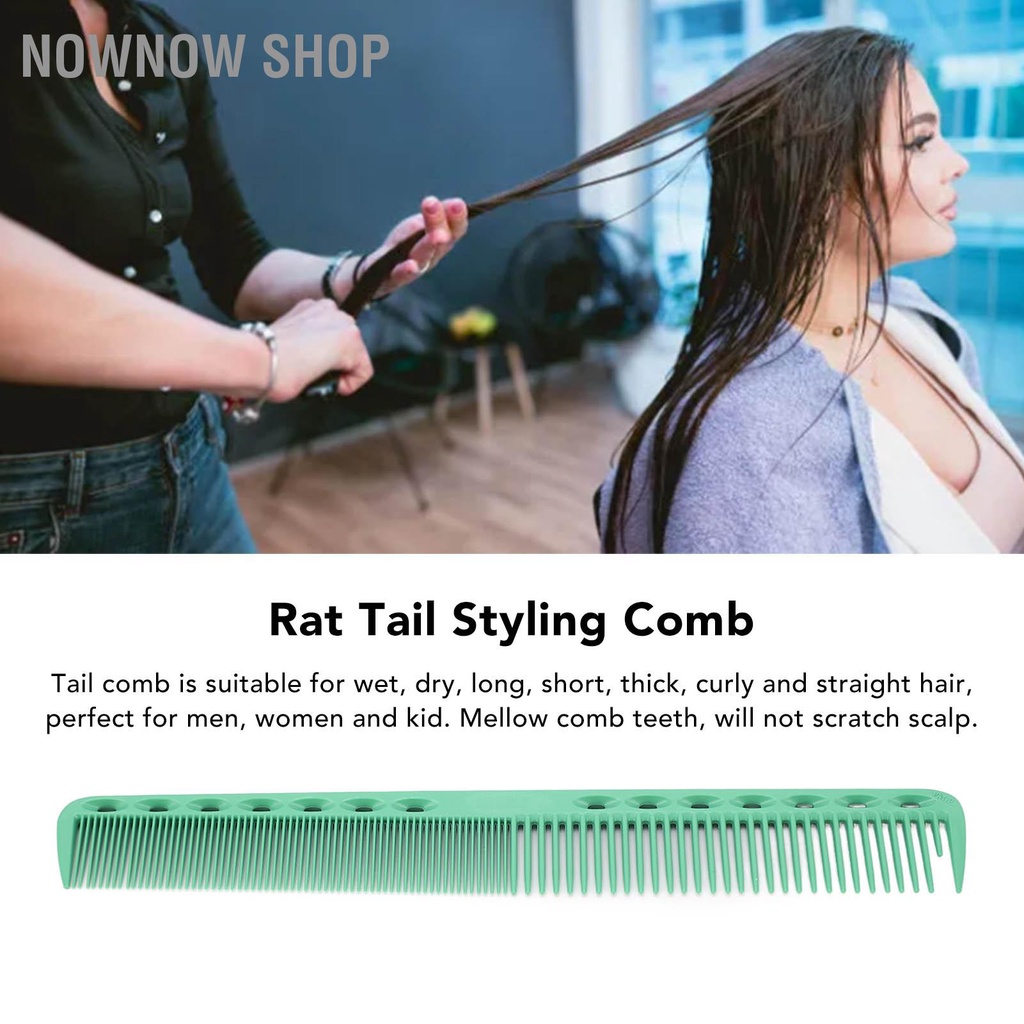 NOWNOW SHOP 3 Mịn Và Rộng Răng Tóc Chuyên Nghiệp Tại Nhà Salon Đôi Lược Dụng Cụ Tạo Kiểu