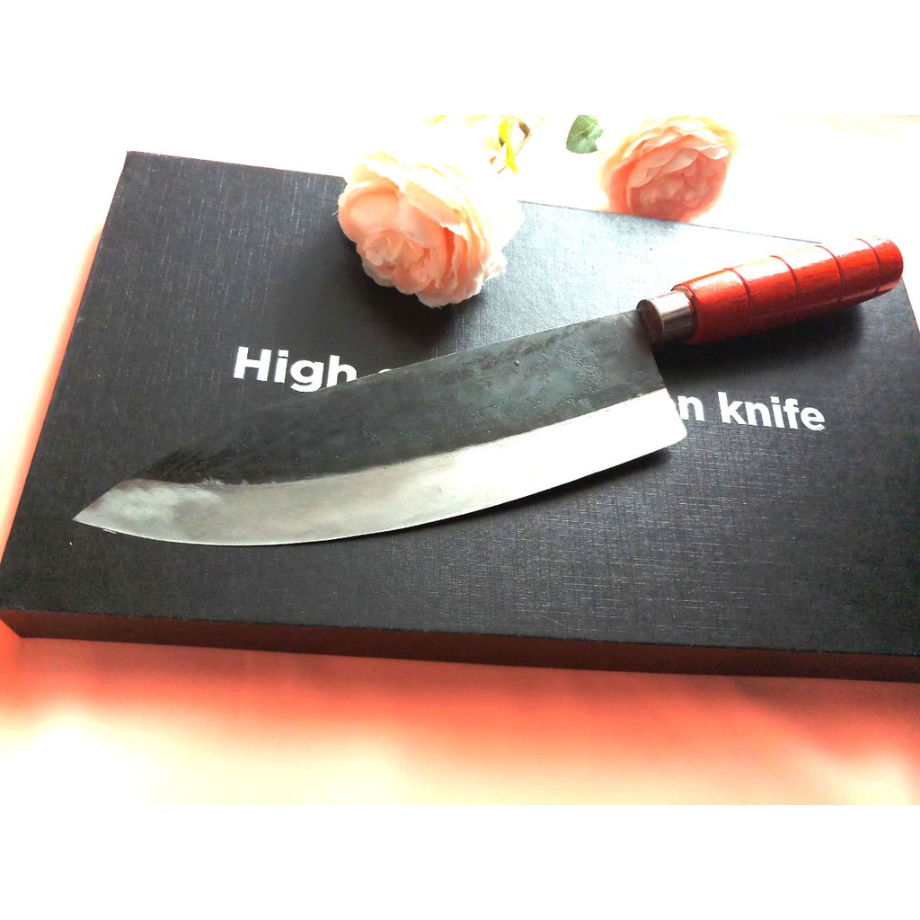 Dao bếp thái chặt lọc deba, cán gỗ lim, thiết kế nhật - hàng chính hãng-SAT10 NT15