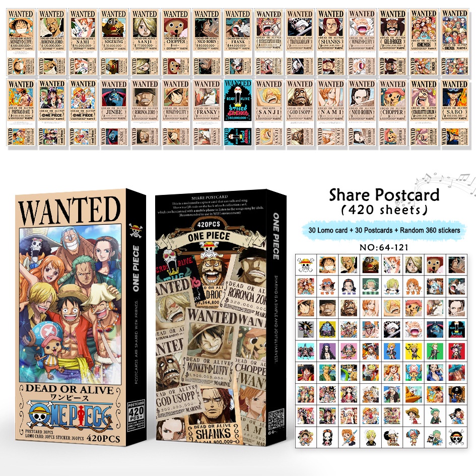 ONE PIECE Postcards + Photocards + Stickers