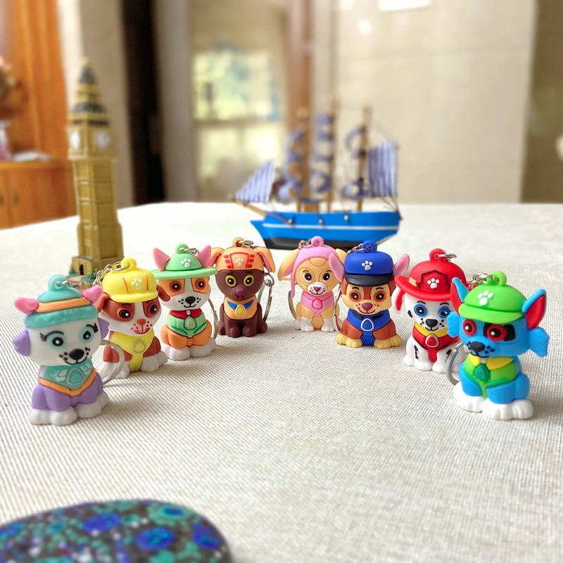 Móc Khóa Hình Chú Chó patrol Ngộ Nghĩnh Đáng Yêu