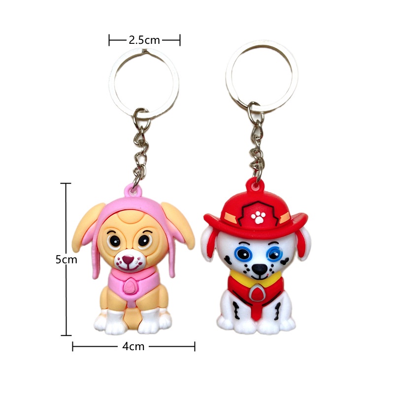 Móc Khóa Hình Chú Chó patrol Ngộ Nghĩnh Đáng Yêu