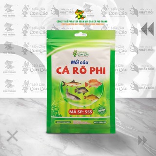 Mồi câu mã 555, mồi câu cá rô phi con cáo chính hãng phú thành 150g