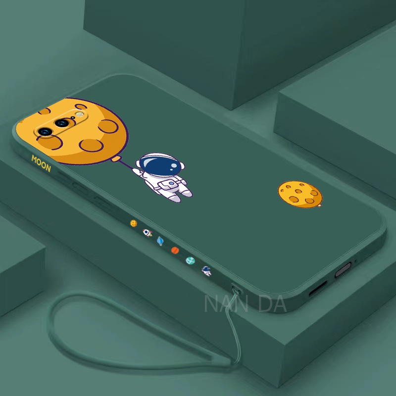 ốp lưng iphone 7 plus iphone 8 plus Trường hợp điện thoại mô hình phi hành gia mới Ốp Điện Thoại Sil