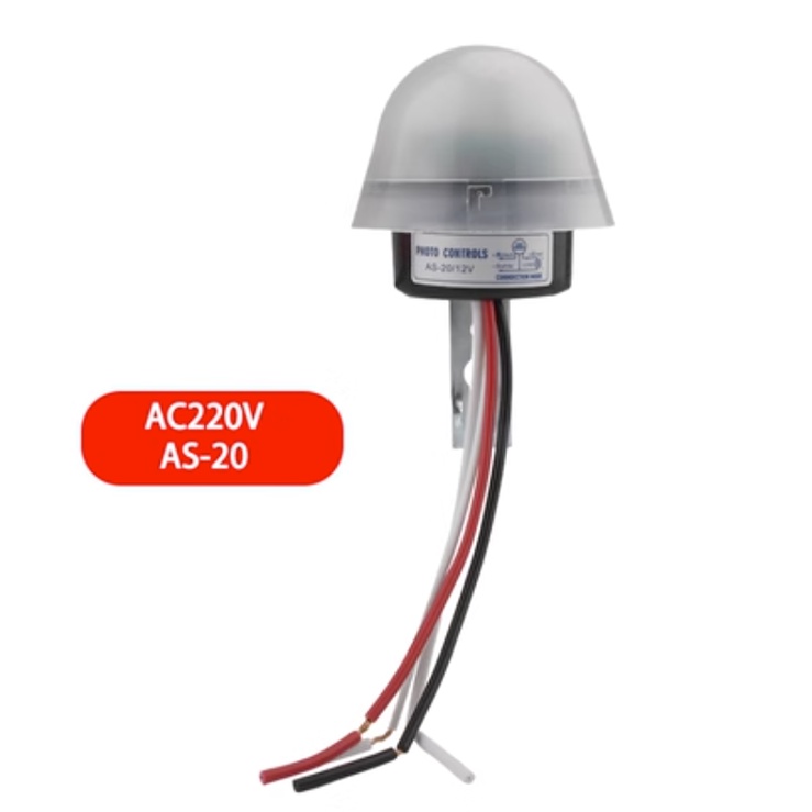 CẢM BIẾN ÁNH SÁNG 220V (AS-20 4 DÂY)