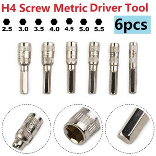 Chuôi lục giác lục giác 6 điểm thay thế 2.5 / 3 / 3.5 / 4 / 4.5 / 5mm