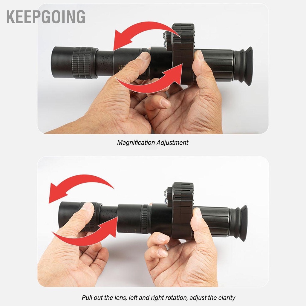 Hồng Ngoại Kỹ Thuật Số Tầm Nhìn Ban Đêm Một Mắt Ngoài Trời HD Kính Xuyên Thiên Văn Xem tối hoàn toàn 200m