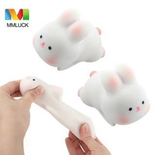 Mmluck Đồ Chơi Bóp Mềm Hình Thỏ Hoạt Hình Bằng Nhựa Đàn Hồi Sáng Tạo Cho Trẻ Em
