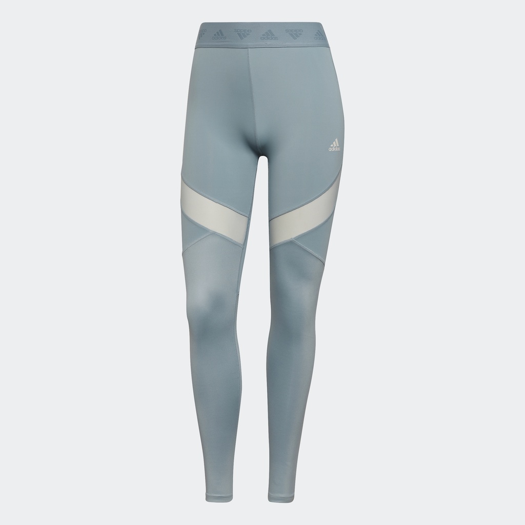 adidas Tập luyện Quần Bó Dáng Dài Cạp Cao Hyperglam Nữ Xám HG8501