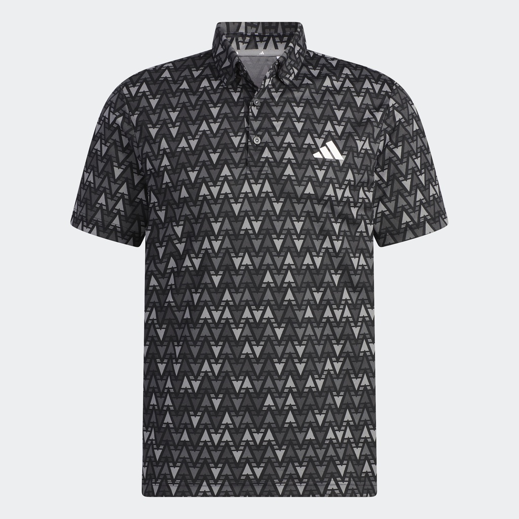 adidas Đánh gôn Áo Polo Graphic AEROREADY Nam Đen HT6836