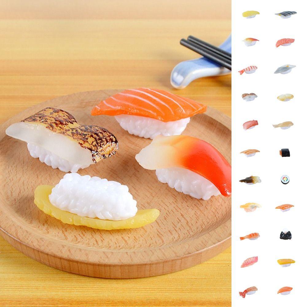 Mmluck Mô Hình Đồ Chơi Cơm sushi Mô Phỏng Thức Ăn Mô Phỏng Thức Ăn Nhật Bản Cho Bé Trai