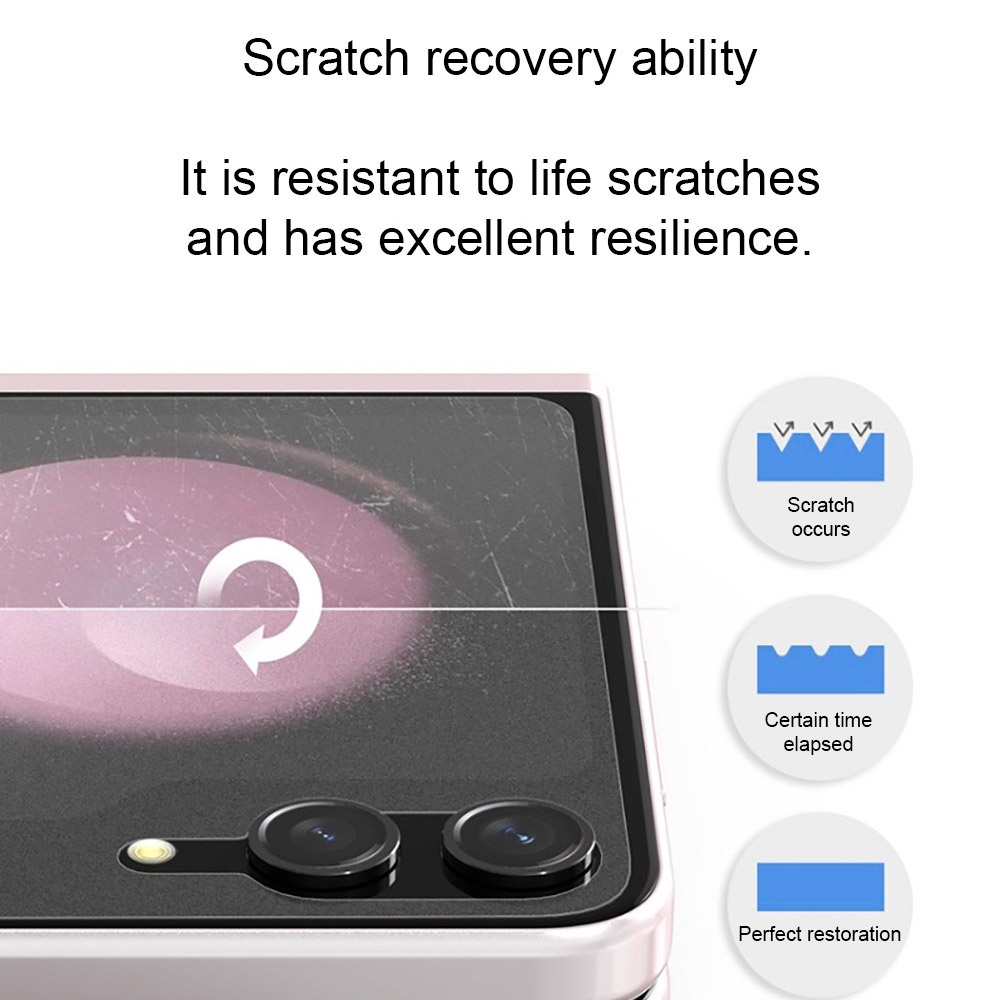 ARAREE Pure Skin Galaxy Z Fold 5 Fold5 Rear Protector Film Case Samsung Korea