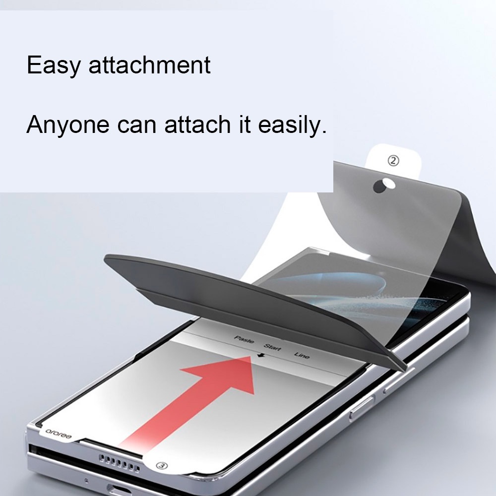 ARAREE Pure Skin Galaxy Z Fold 5 Fold5 Rear Protector Film Case Samsung Korea