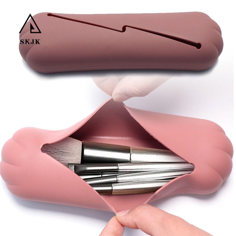 Skjk Túi Đựng Cọ Trang Điểm Mỹ Phẩm Hình Chân Mèo Xinh Xắn Cho Nữ
