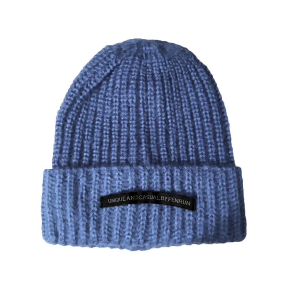 Mũ Len Dệt Kim Mềm Mại Màu Trơn Giữ Ấm Mùa Đông Cho Nam Nữ