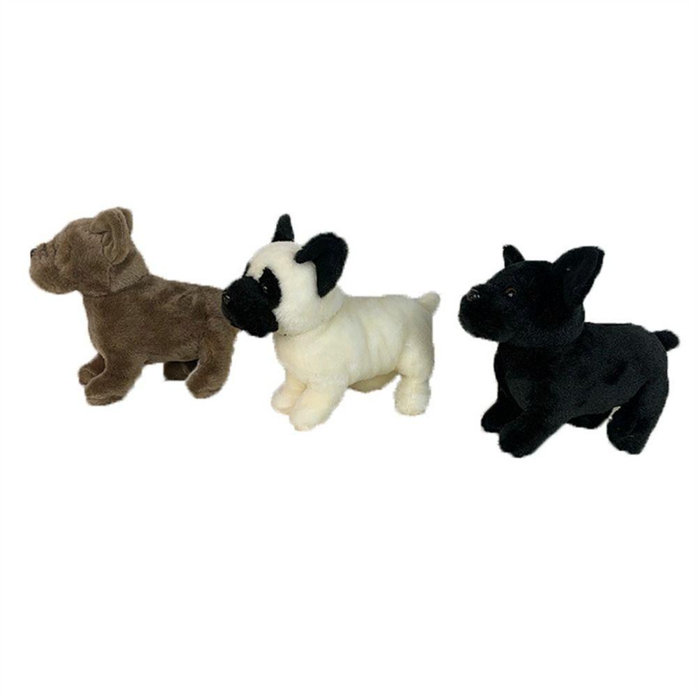 Daron1 Thú Nhồi Bông Mềm Mại Hình Chú Chó Bull Pháp Đáng Yêu