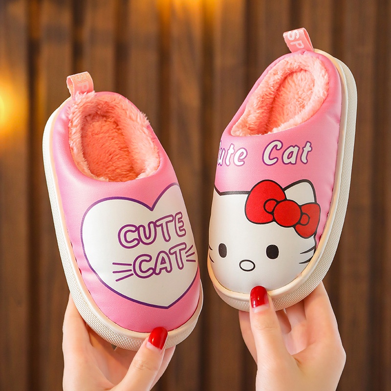 Joyncleon Dép Da Chống Trượt Chống Thấm Nước Thời Trang Thu Đông Cho Bé