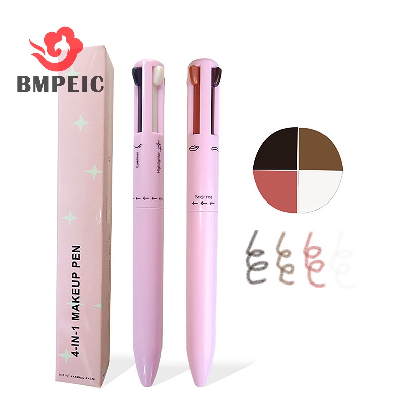 Bút Kẻ Mắt / Viền Môi 4 Trong 1 Chống Thấm Nước Và Mồ Hôi Dễ Lên Màu Mới