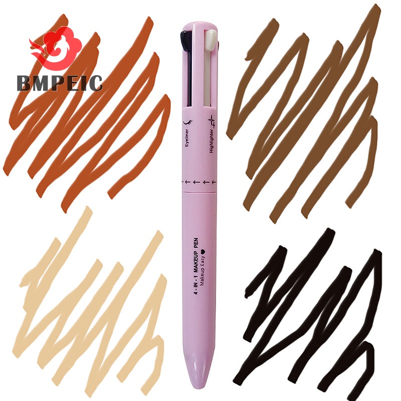Bút Kẻ Mắt / Viền Môi 4 Trong 1 Chống Thấm Nước Và Mồ Hôi Dễ Lên Màu Mới