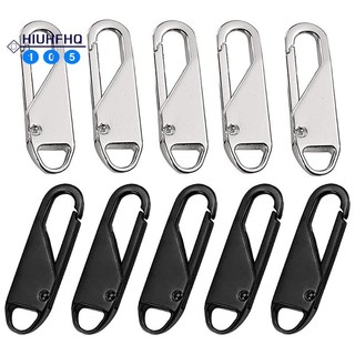 Set 10 Miếng Đệm Khóa Kéo Thay Thế Bằng Kim Loại Cho Quần Áo / Vali / Balo diy