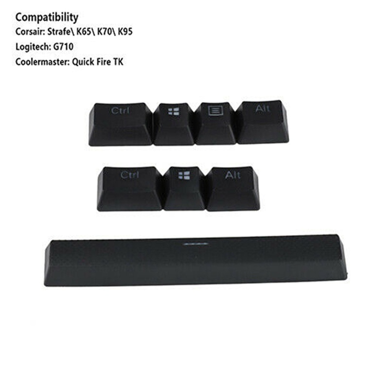 Bàn Phím Cơ gaming Màu Đen Có Đèn Nền Cho corsair k65 k70 k95 for logitech g710 +