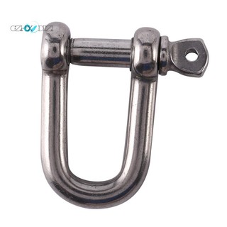 Móc khóa hình chữ d bằng thép không gỉ m6x38mm ais 316