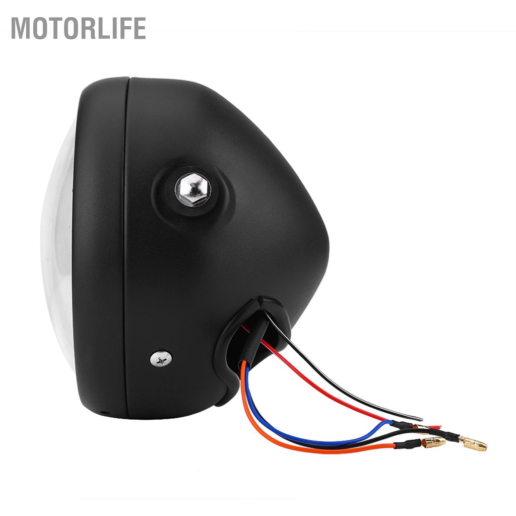 Motorlife Bóng đèn pha LED xe máy 16cm/6 5" cho Sportster Cafe Racer Bobber