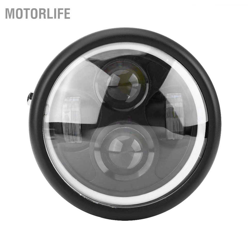 Motorlife Bóng đèn pha LED xe máy 16cm/6 5" cho Sportster Cafe Racer Bobber