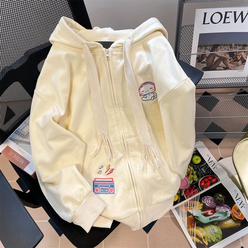 Áo Hoodie Nữ oversized Tay Dài c11779