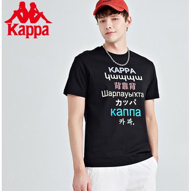 Bán Kappa Kappa Kappa Tay Ngắn Mới Nam Thể Thao Áo Thun Cổ Tròn Nửa Tay Mùa Hè Bảng Chữ Cái In Họa T