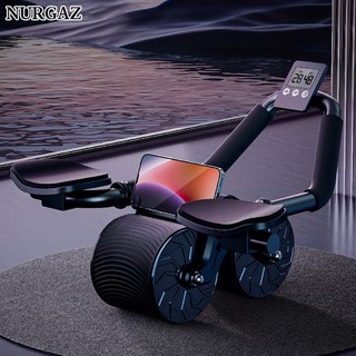 Nurgaz bánh xe lăn tự động hỗ trợ tập bụng đốt cháy mỡ thừa bụng tại nhà