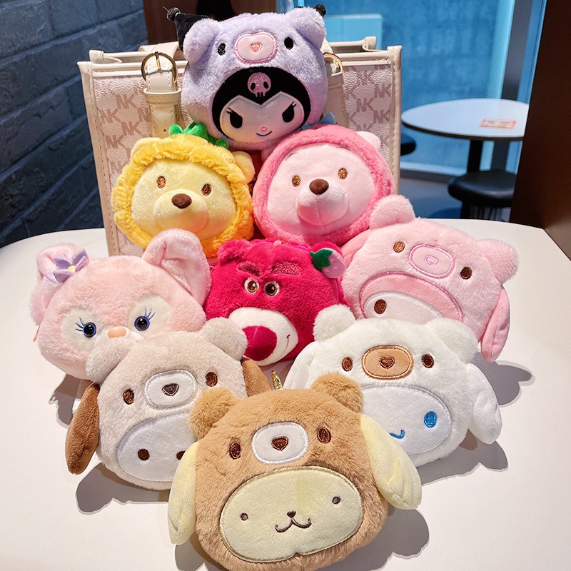 Sanrio Móc Khóa Hình Gấu Bông Hoạt Hình Đáng Yêu