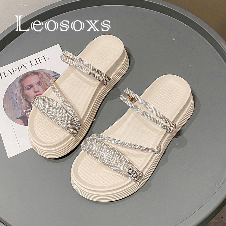 Dép LEOSOXS B98G1R4 36Z230909 chống trượt thời trang 2023 dành cho nữ