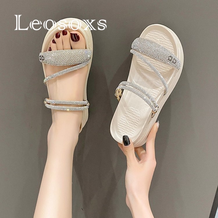 Dép LEOSOXS B98G1R4 36Z230909 chống trượt thời trang 2023 dành cho nữ
