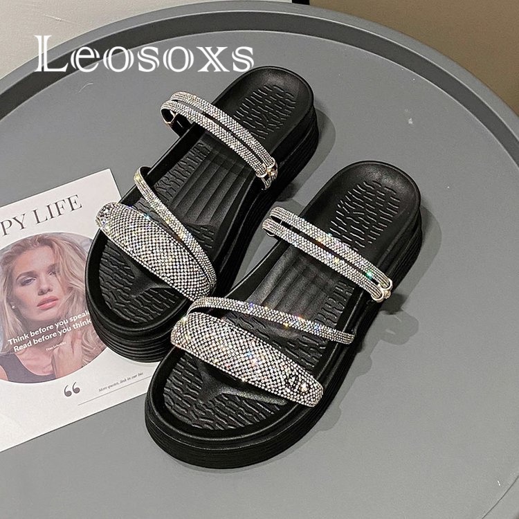 Dép LEOSOXS B98G1R4 36Z230909 chống trượt thời trang 2023 dành cho nữ