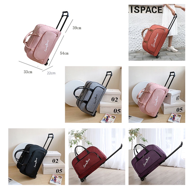 Túi Du Lịch Có Bánh Xe Đẩy Tiện Lợi