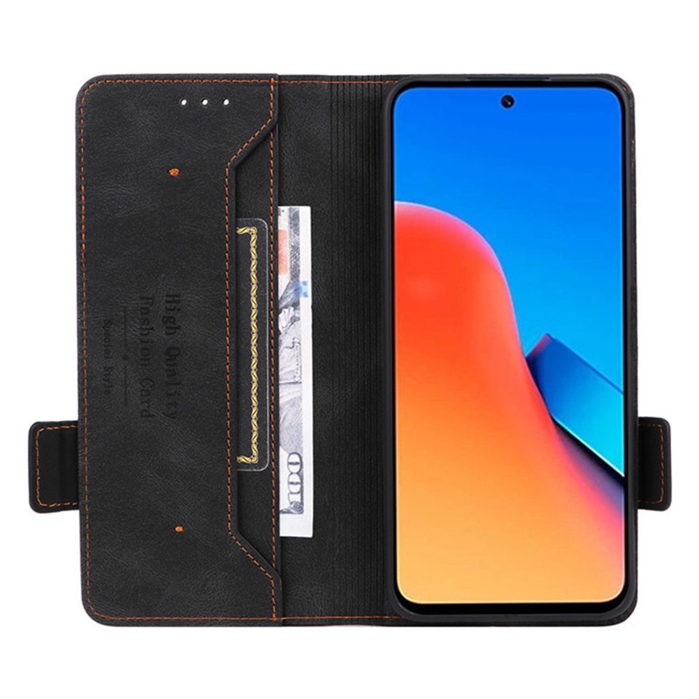 Bao Da pu Điện Thoại Nắp Lật Kèm Ngăn Đựng Thẻ Khóa Nam Châm Chống Rơi Cho xiaomi redmi 12 xiaomi redmi 12 redmi12