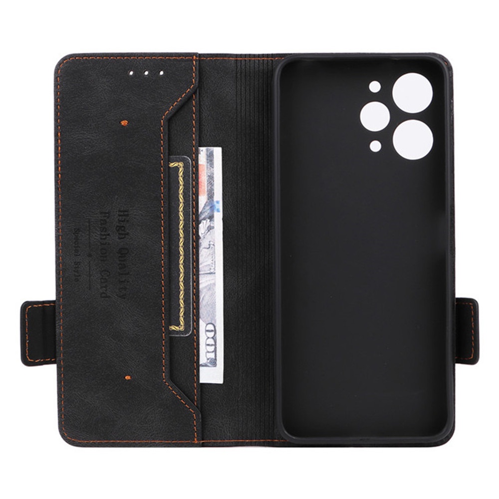 Bao Da pu Điện Thoại Nắp Lật Kèm Ngăn Đựng Thẻ Khóa Nam Châm Chống Rơi Cho xiaomi redmi 12 xiaomi redmi 12 redmi12