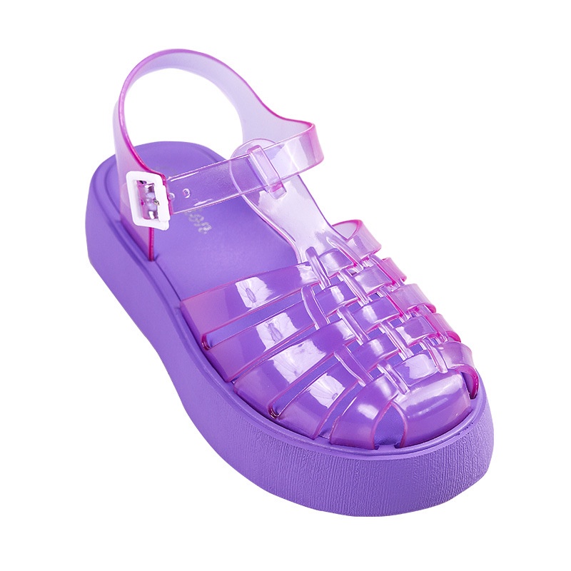 Melissa Xăng đan Đế Bằng Hở Ngón Phong Cách roman Đi Biển Cho Nữ