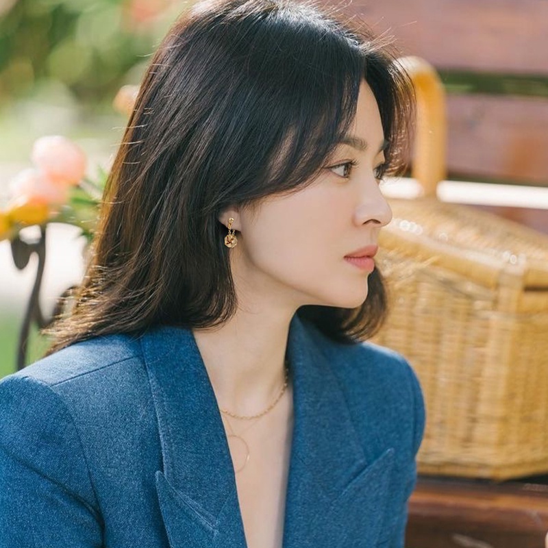 Bông Tai Hai Phong Cách retro Sang Trọng Thanh Lịch